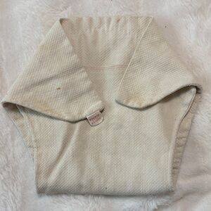 Rare 1950s Dexter Cream Organic Cotton Baby Diaper
